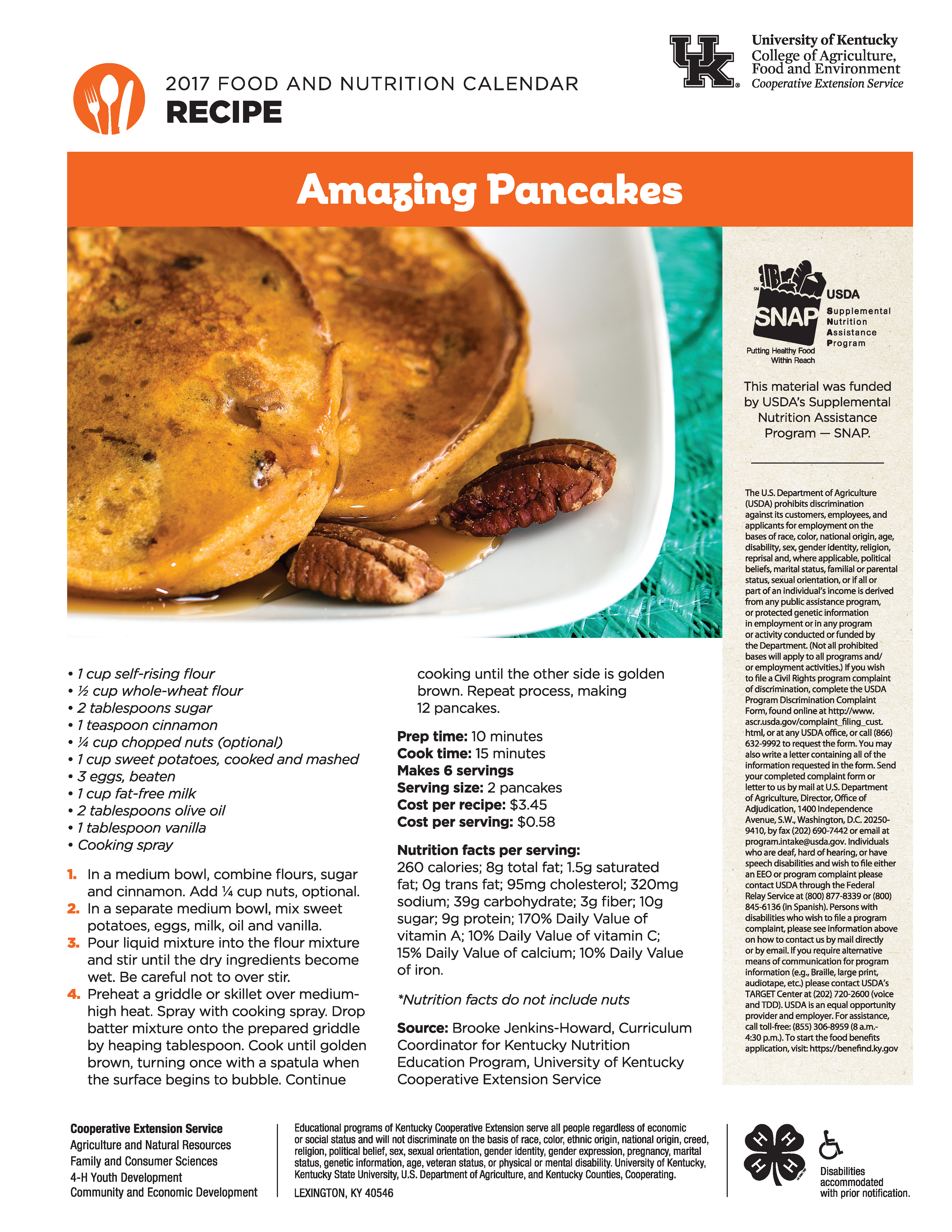 Pancake recipe